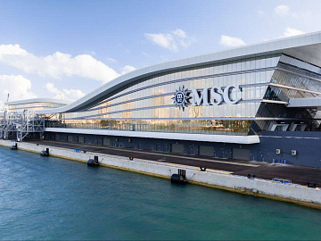 В Майами открылся крупнейший в мире круизный терминал от MSC Group